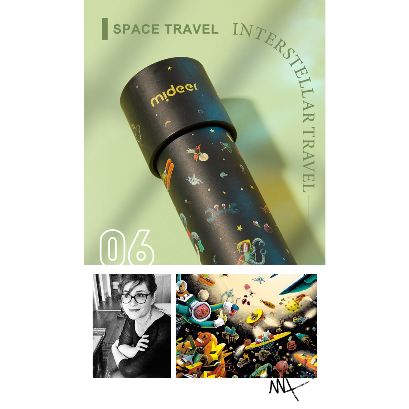 Colorful Kaleidoscope - Space Travel-1
